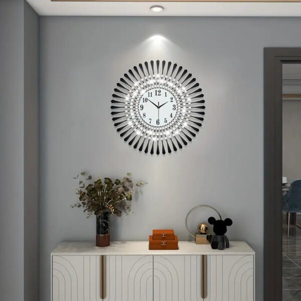 Creative Metal Wall Clock - Image 2