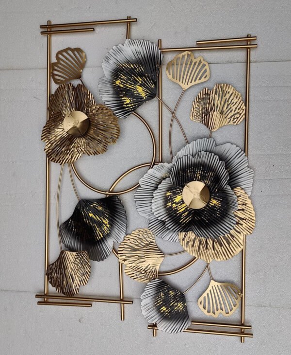 Antique Floral Frame Metal Wall Art For Home Wall - Image 4